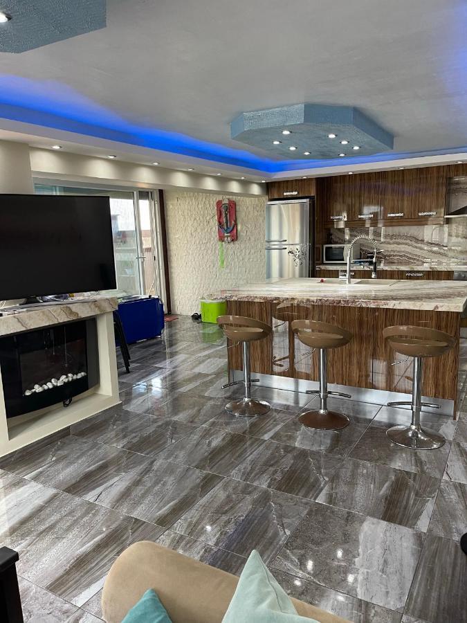 Luxury Apartment First Line Sea By Makhome Messagala Néa Meságkala Dış mekan fotoğraf